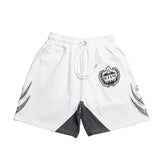 OCTANE HEAVYWEIGHT HOCKEY SHORTS (WHITE AND GREY)
